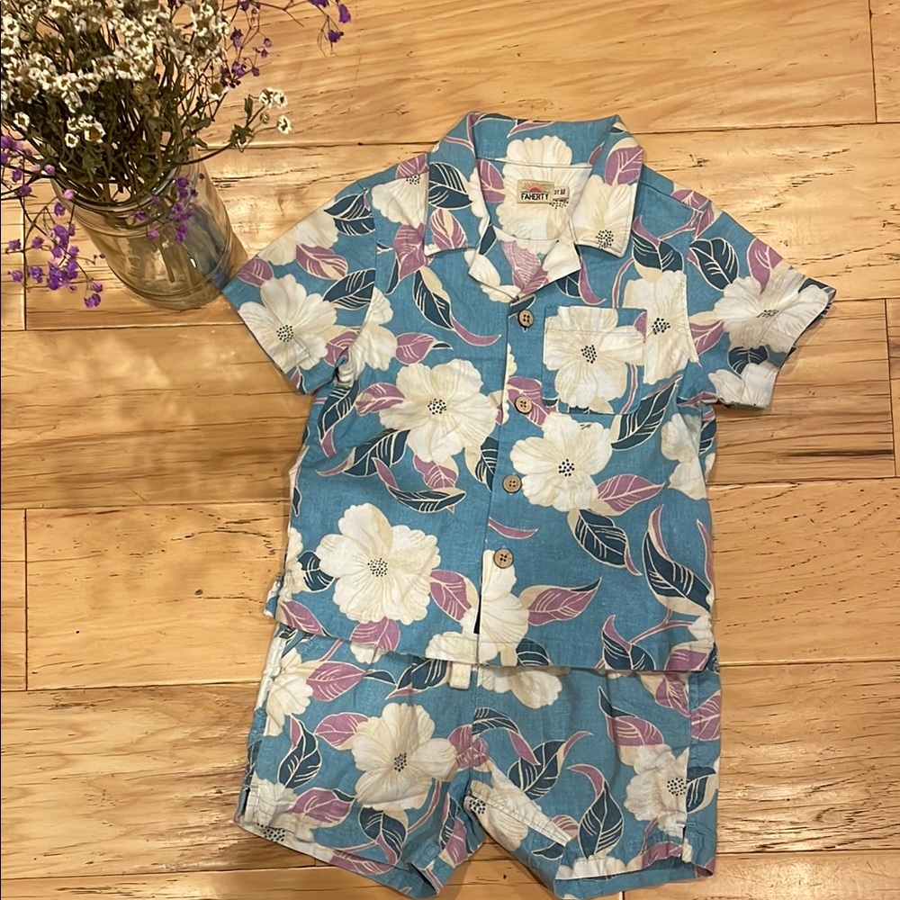 Faherty Kids Two-Piece Set